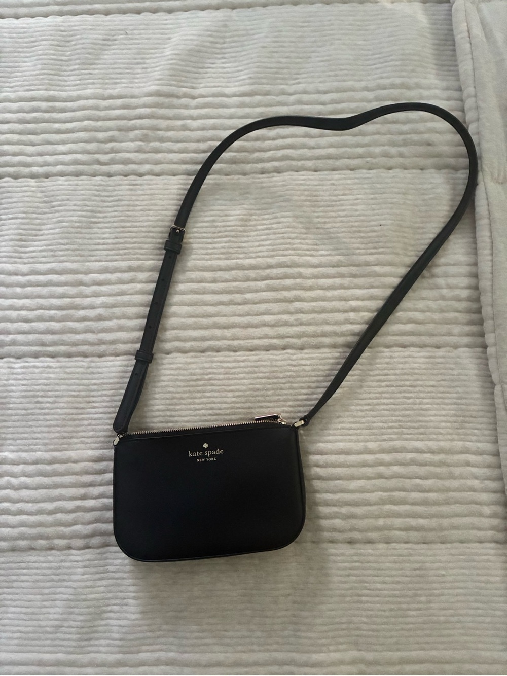 kate spade Black Leather Crossbody Bag